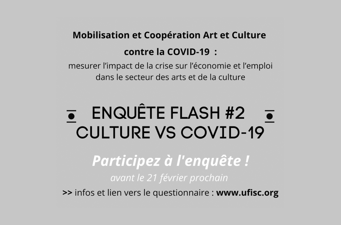 UFISC : enquête flash #2 Culture VS Covid-19